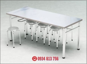 Bộ bàn ghế inox