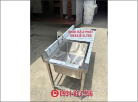 BỒN RỬA INOX 1 HỘC KÈM MẶT BÀN THAO TÁC TIỆN LỢI