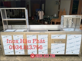 MẪU QUẦY PHA CHẾ INOX 304 DÀI 2m6 ĐƯỢC SẢN XUẤT TRỰC TIẾP TẠI XƯỞNG THIẾT KẾ THEO YÊU CẦU KHÁCH HÀNG