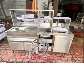 QUẦY BAR, QUẦY PHA CHẾ INOX 2M GIÁ RẺ THEO YÊU CẦU