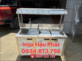 QUẦY PHA CHẾ INOX 304 DÀI 1M3 PHÙ HỢP CHO KHÔNG GIAN NHỎ GỌN
