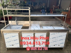 QUẦY PHA CHẾ TRÀ SỮA DÀI 2m ĐƯỢC SẢN XUẤT TRỰC TIẾP TẠI XƯỞNG THIẾT KẾ THEO YÊU CẦU KHÁCH HÀNG
