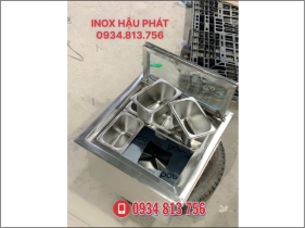 THÙNG 6 KHAY TOPPING ÂM QUẦY GIỮ LẠNH CỰC TIỆN LỢI