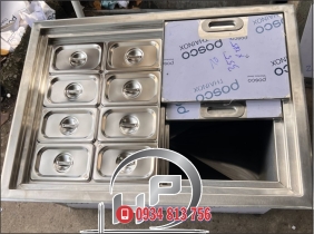 THÙNG ÂM QUẦY GIỮ LẠNH 8 KHAY DUNG TÍCH 1 LÍT, THIẾT KẾ THEO NHU CẦU SỬ DỤNG