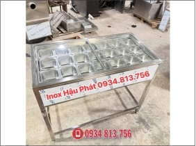 THÙNG GIỮ LẠNH FULL INOX 304 KÈM 21 KHAY DUNG TÍCH 1.5L