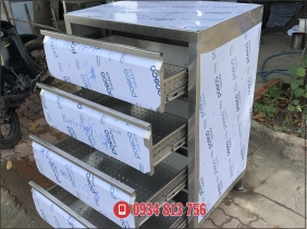 tủ hộc kéo inox 