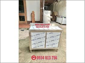 TỦ INOX 304 THIẾT KẾ NHỎ GỌN PHÙ  HỢP VỚI QUÁN TRÀ SỮA