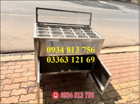 TỦ INOX GIỮ LẠNH 20 KHAY TOPPING 1/9