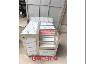TỦ INOX KẾT HỢP CÙNG THÙNG ĐÁ ÂM - THIẾT KẾ THEO YÊU CẦU