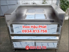  TỦ THÙNG ĐÁ INOX 304 CÓ TRÁNG LY TỰ ĐỘNG ĐƯỢC SẢN XUẤT TRỰC TIẾP TẠI XƯỞNG INOX HẬU PHÁT
