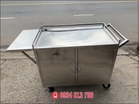 Xe đẩy bán cà phê
